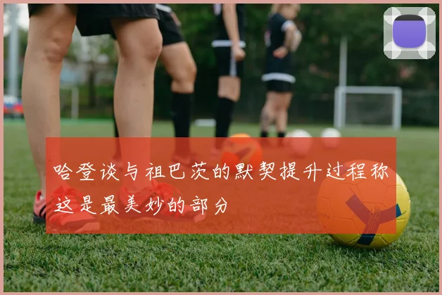 哈登谈与祖巴茨的默契提升过程称这是最美妙的部分